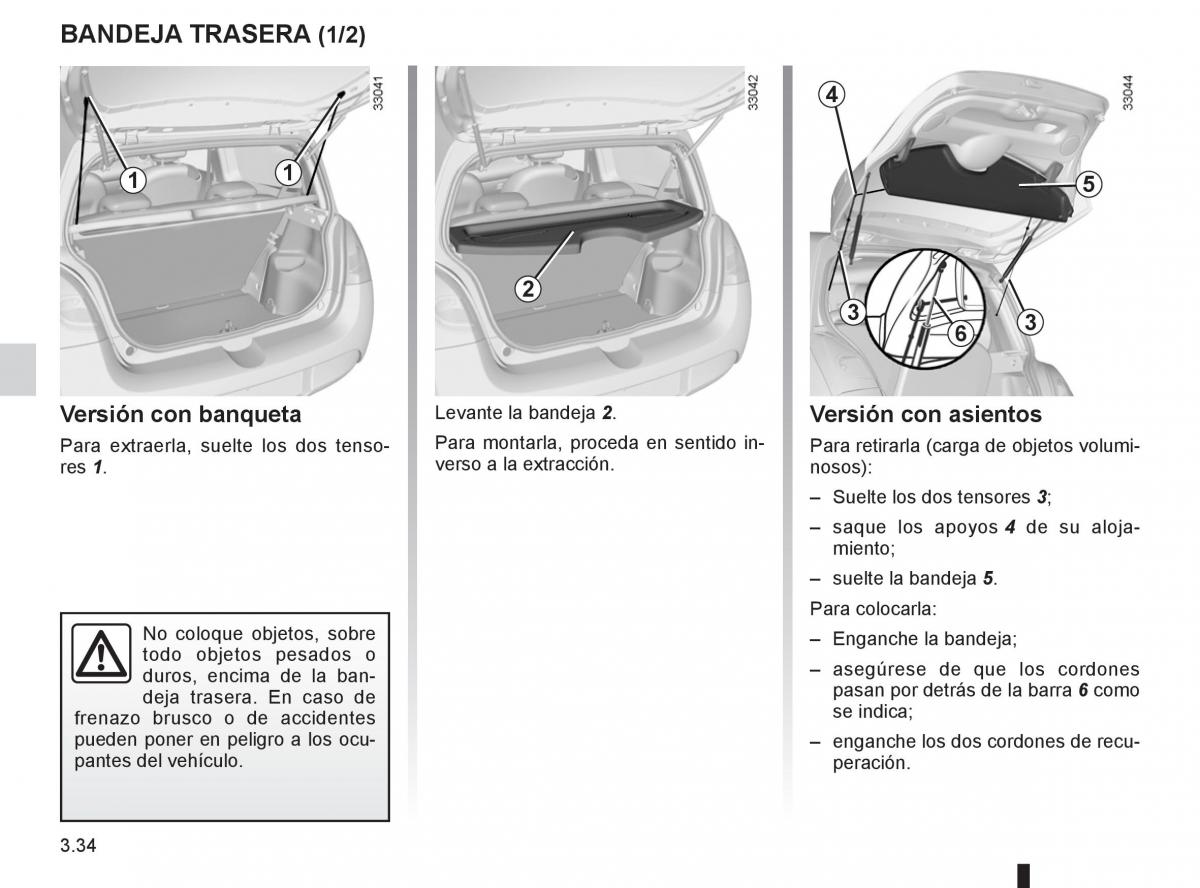 Renault Twingo II 2 manual del propietario / page 132