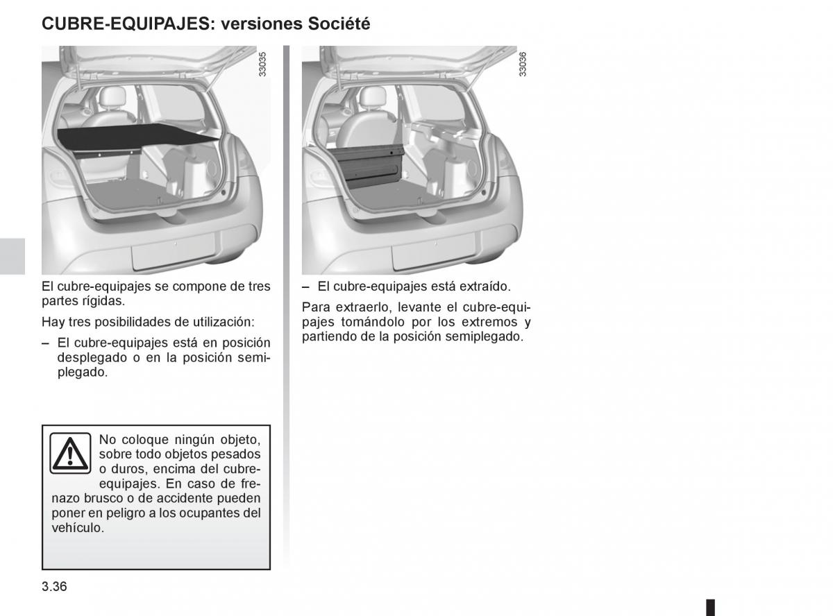 Renault Twingo II 2 manual del propietario / page 134