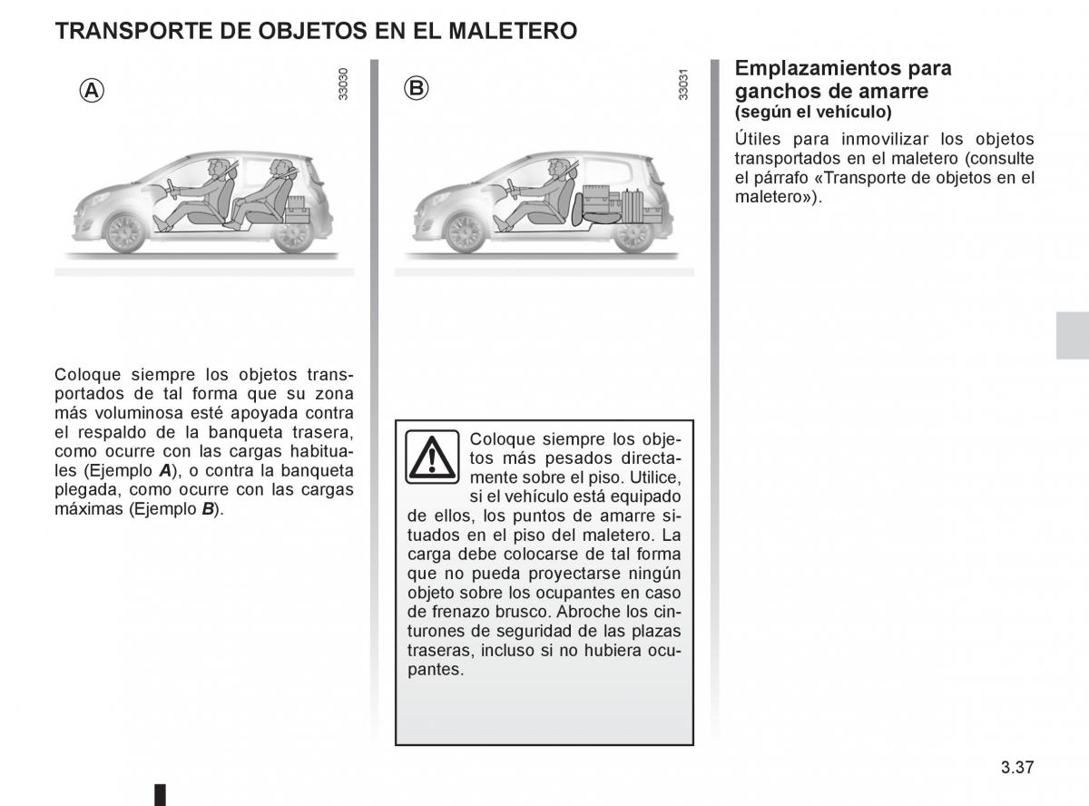 Renault Twingo II 2 manual del propietario / page 135