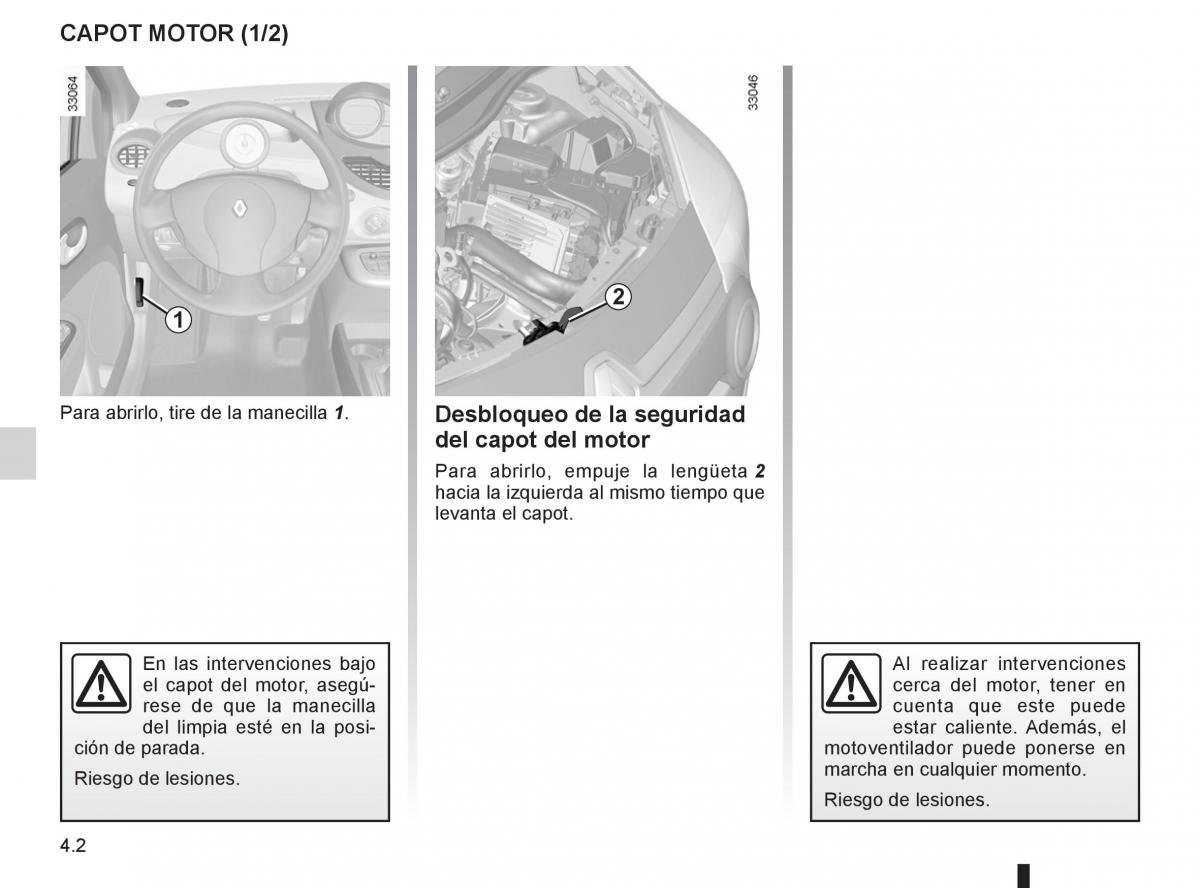 Renault Twingo II 2 manual del propietario / page 140