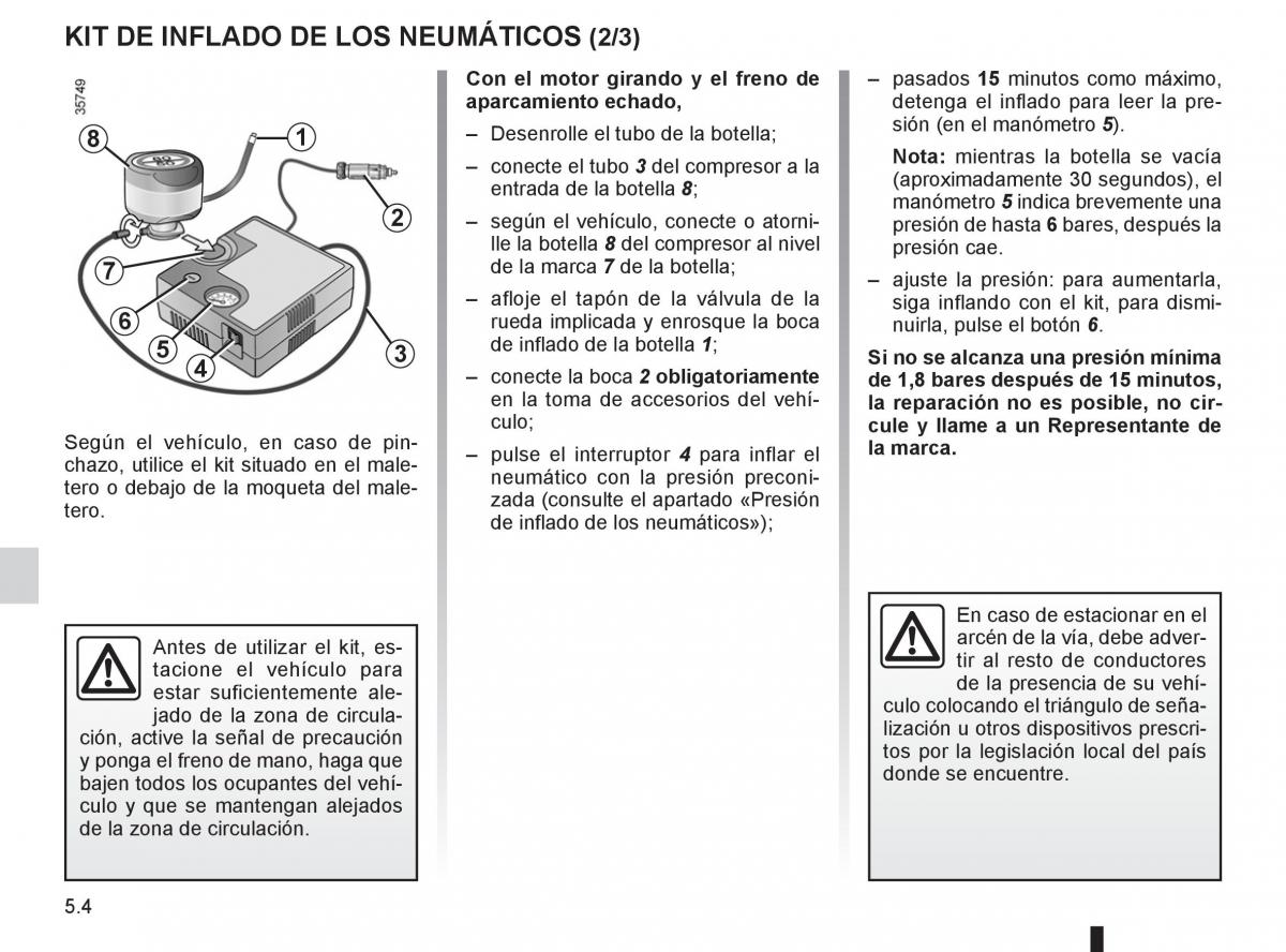 Renault Twingo II 2 manual del propietario / page 158