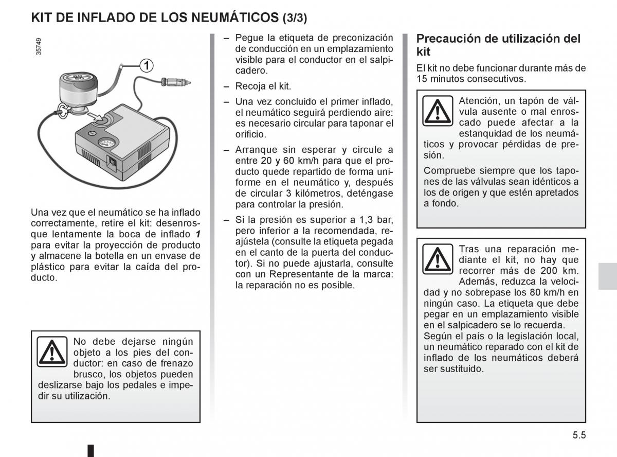 Renault Twingo II 2 manual del propietario / page 159