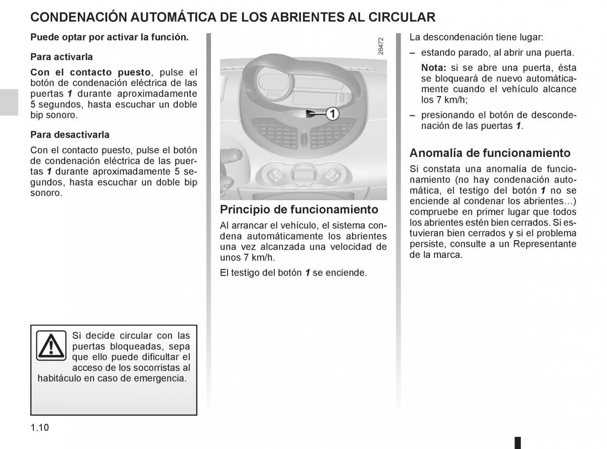 Renault Twingo II 2 manual del propietario / page 16