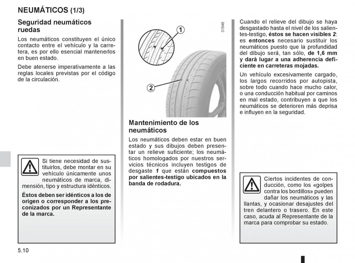 Renault Twingo II 2 manual del propietario / page 164