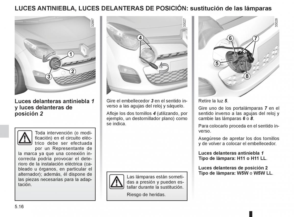 Renault Twingo II 2 manual del propietario / page 170