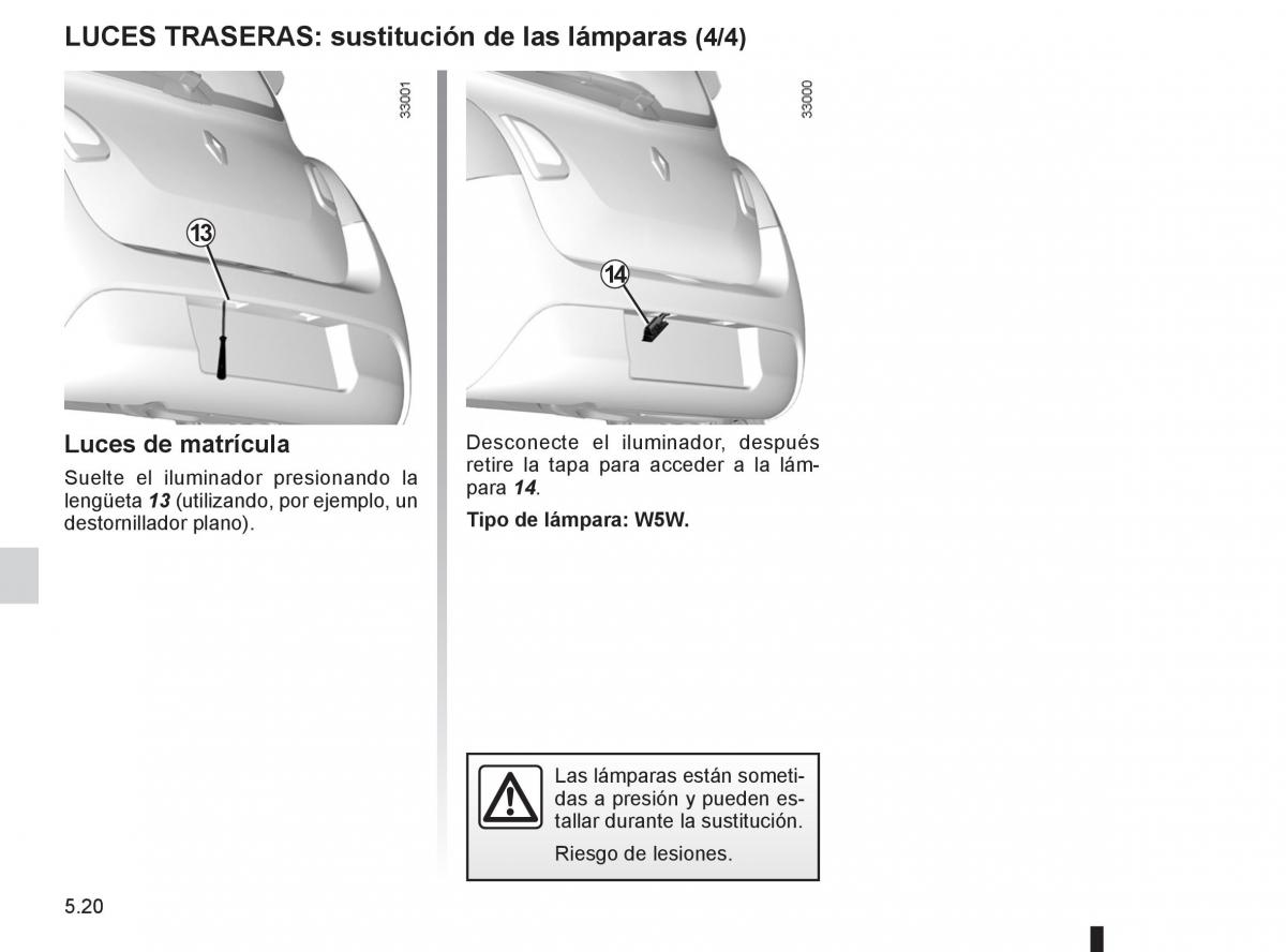 Renault Twingo II 2 manual del propietario / page 174