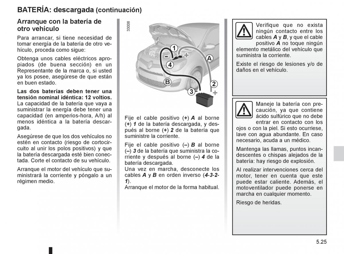 Renault Twingo II 2 manual del propietario / page 179