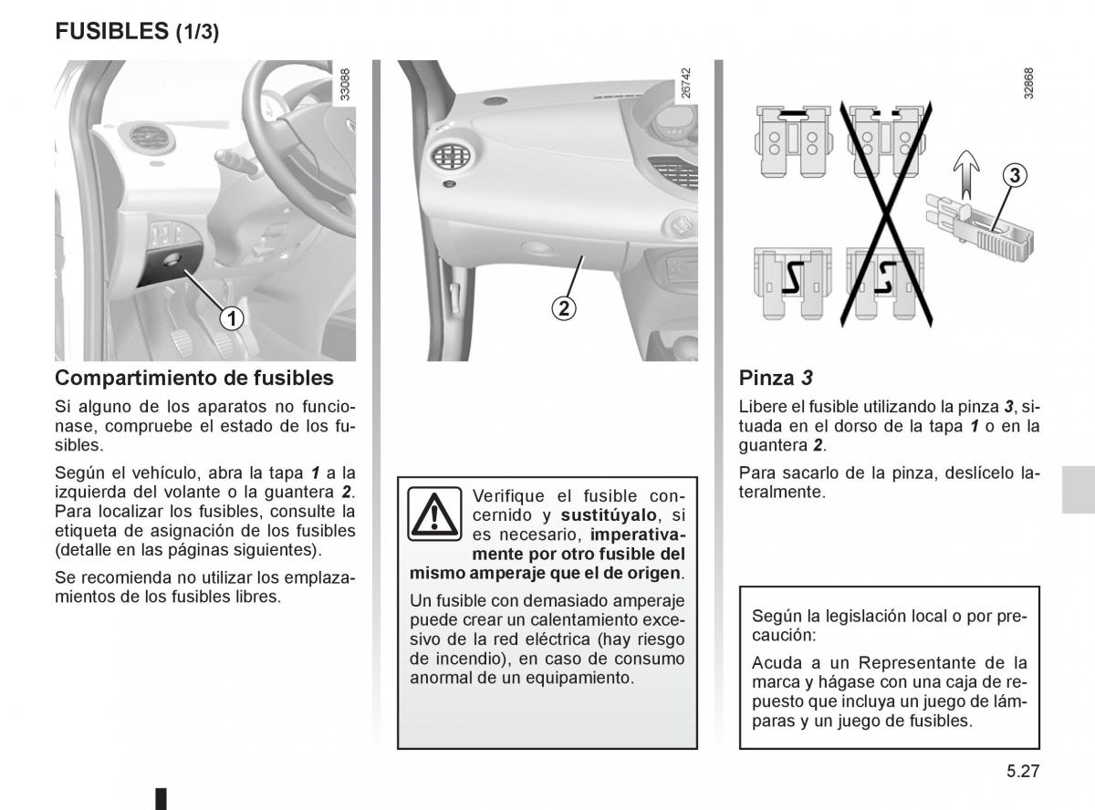 Renault Twingo II 2 manual del propietario / page 181