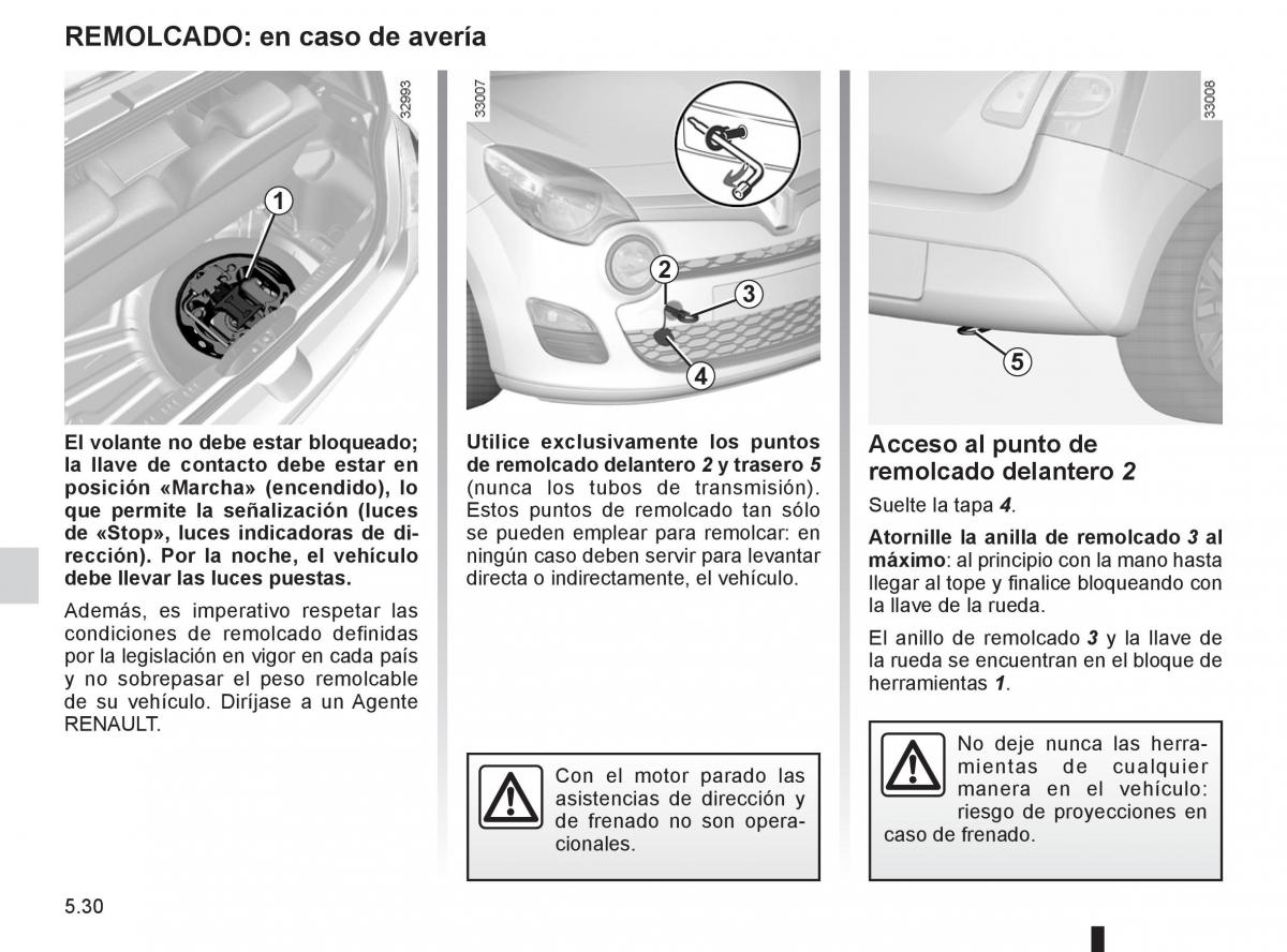 Renault Twingo II 2 manual del propietario / page 184