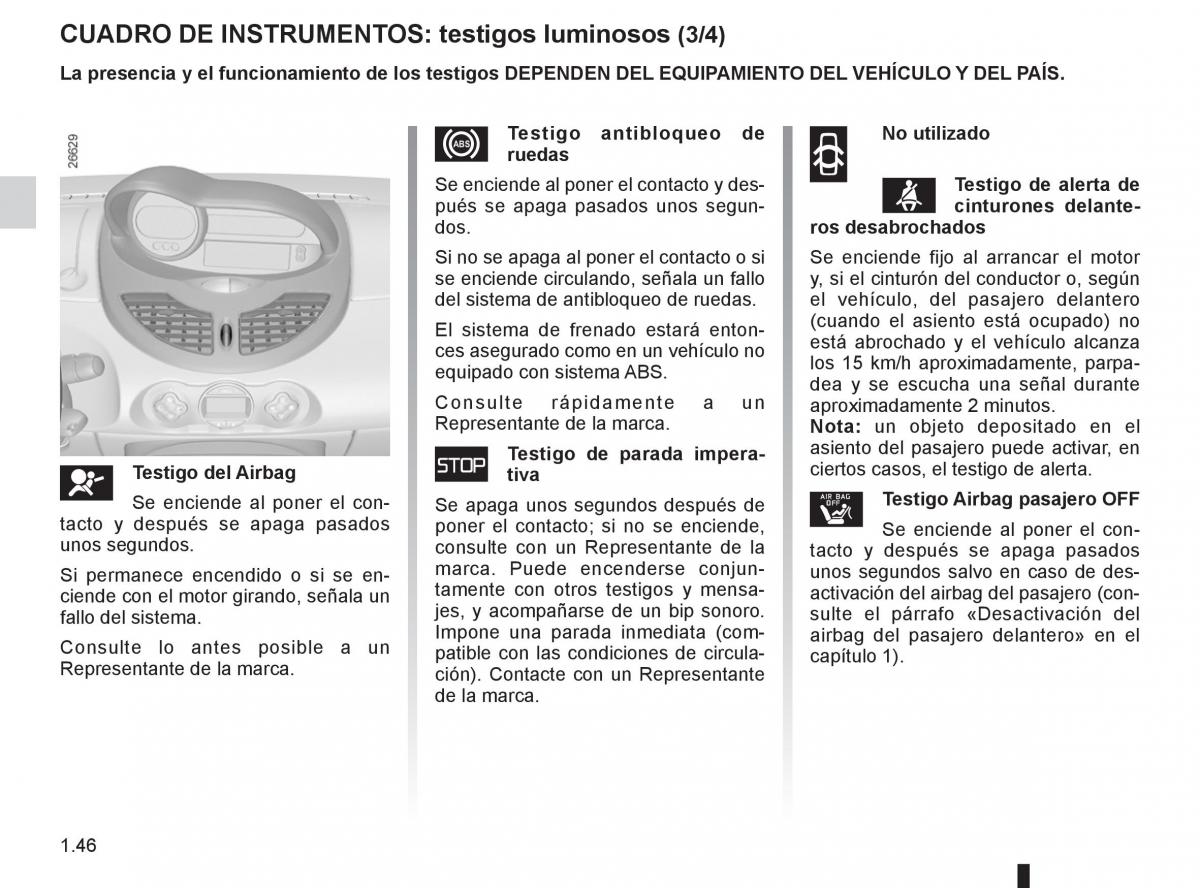 Renault Twingo II 2 manual del propietario / page 52