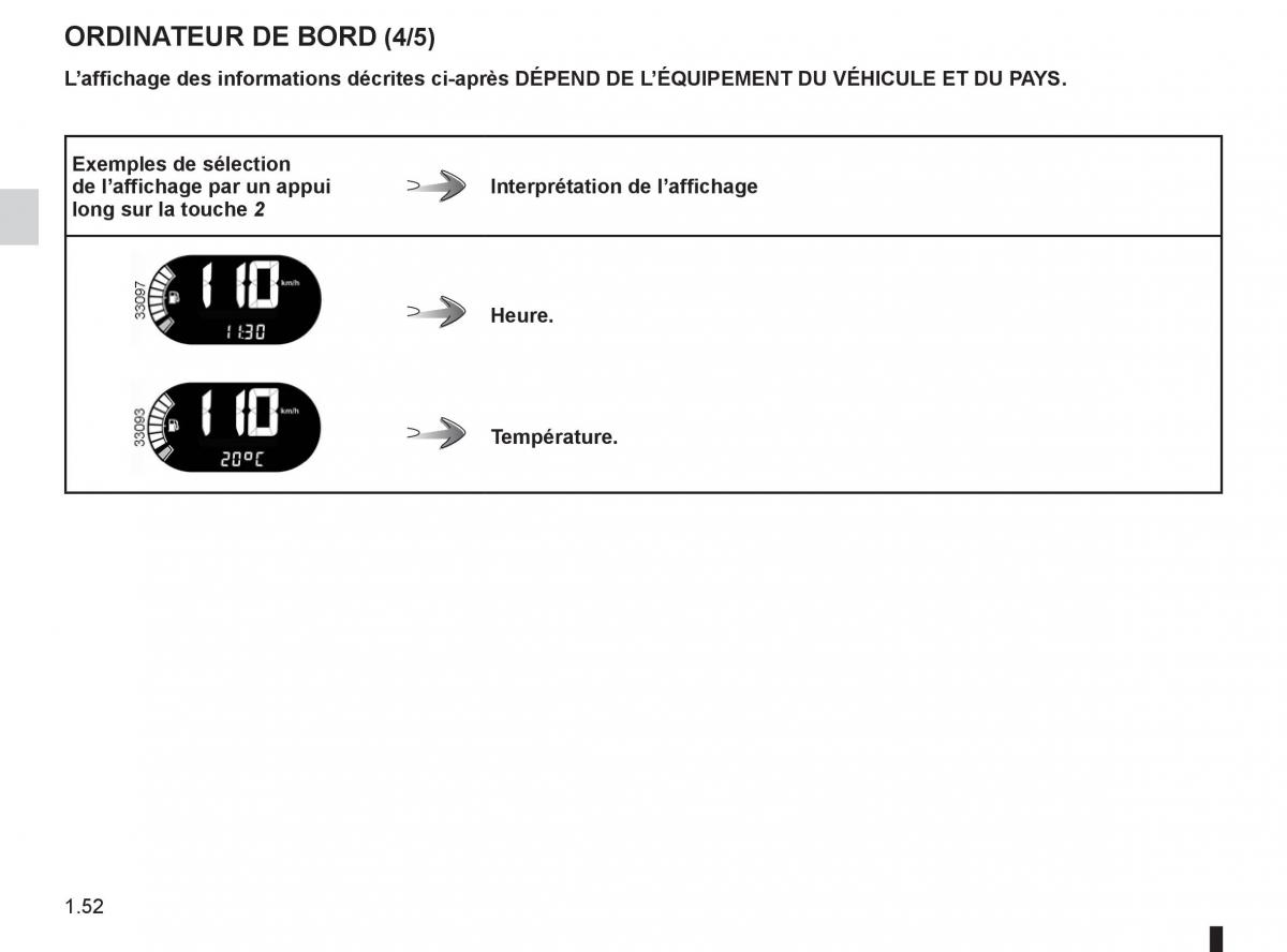 Renault Twingo II 2 manuel du proprietaire / page 58