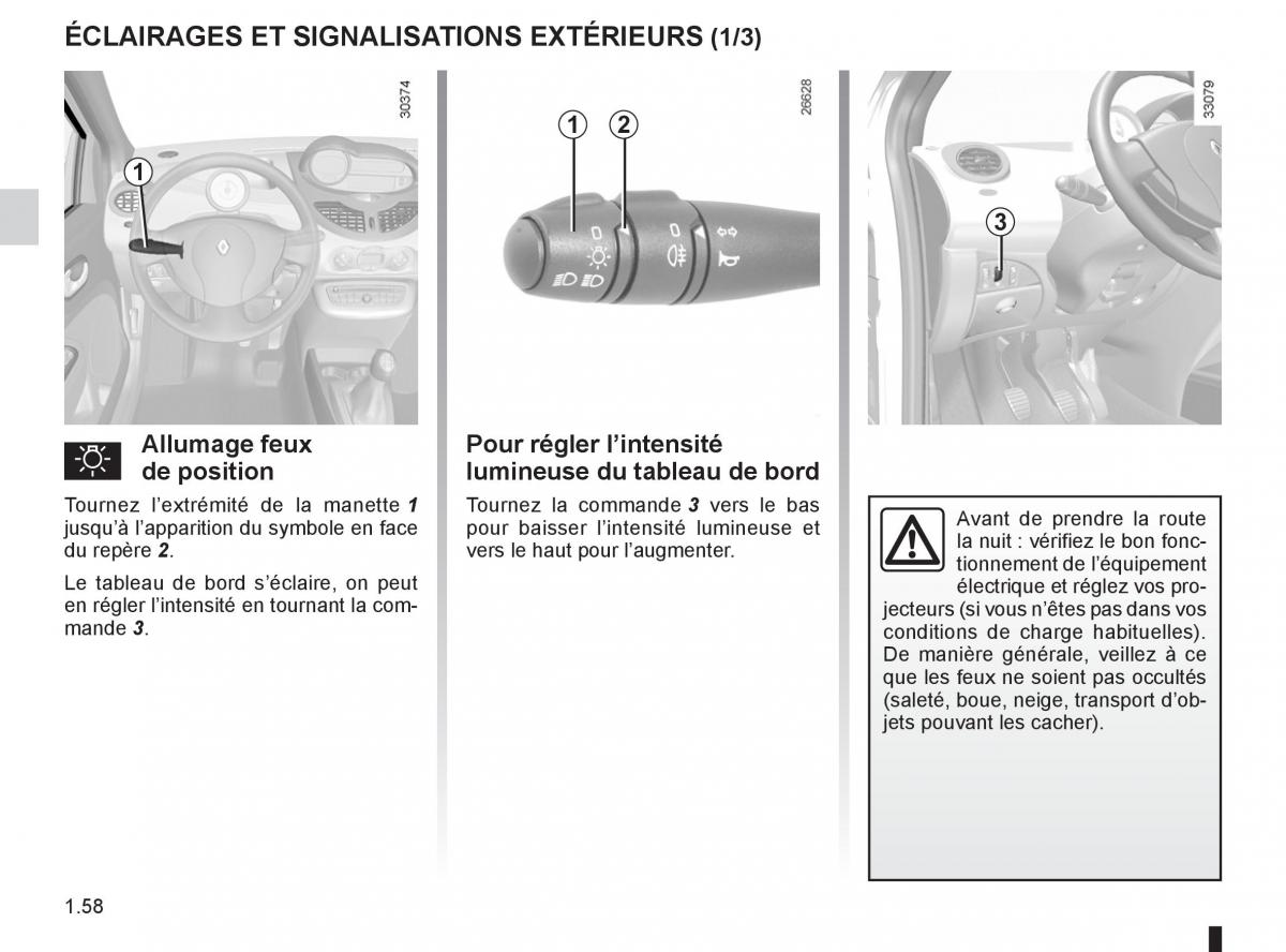 Renault Twingo II 2 manuel du proprietaire / page 64