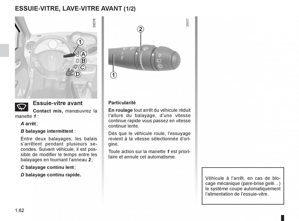 Renault Twingo II 2 manuel du proprietaire / page 68