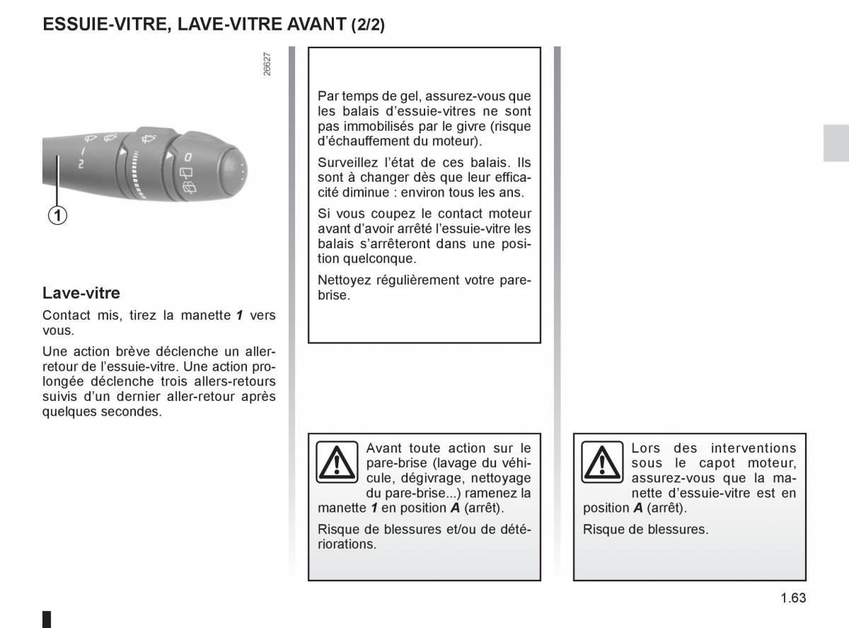 Renault Twingo II 2 manuel du proprietaire / page 69