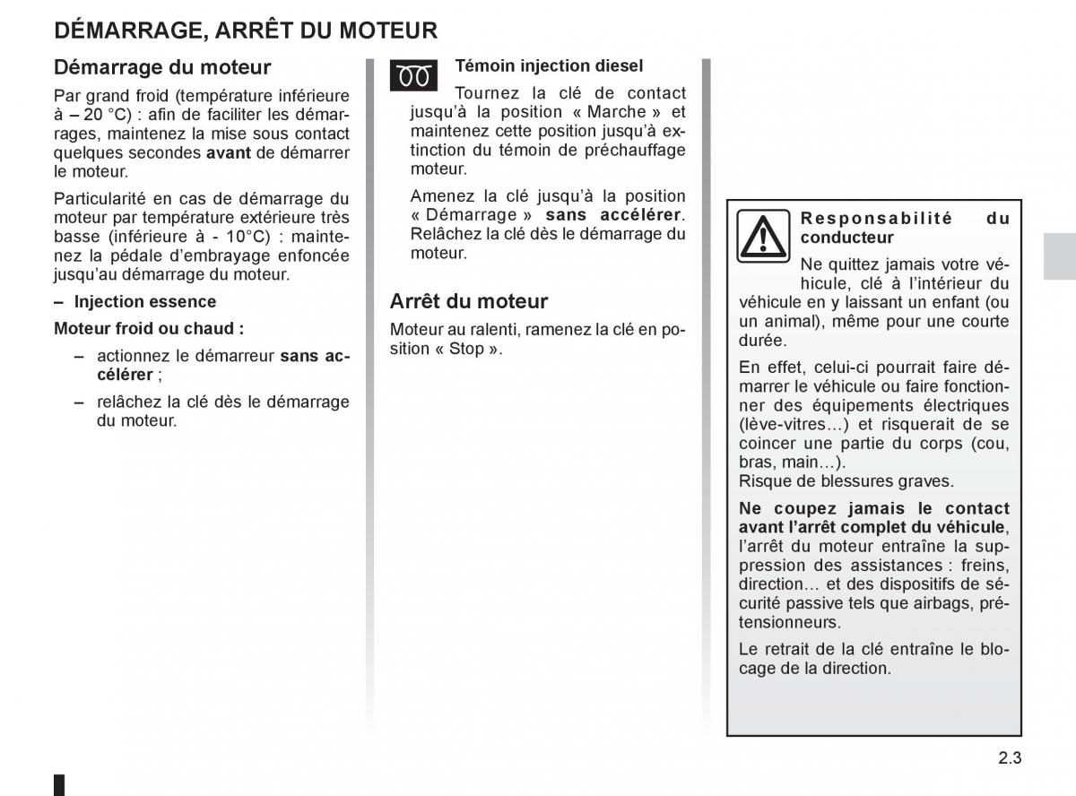 Renault Twingo II 2 manuel du proprietaire / page 75