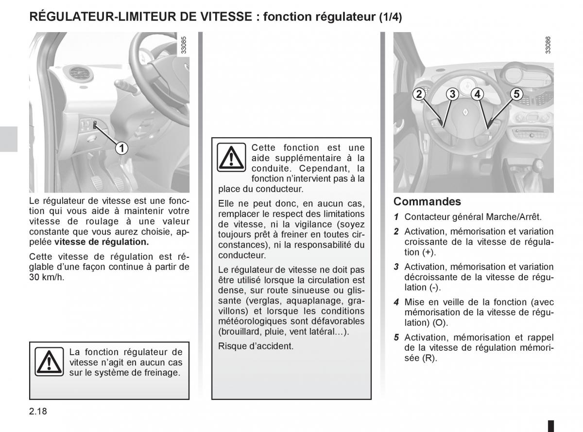 Renault Twingo II 2 manuel du proprietaire / page 90