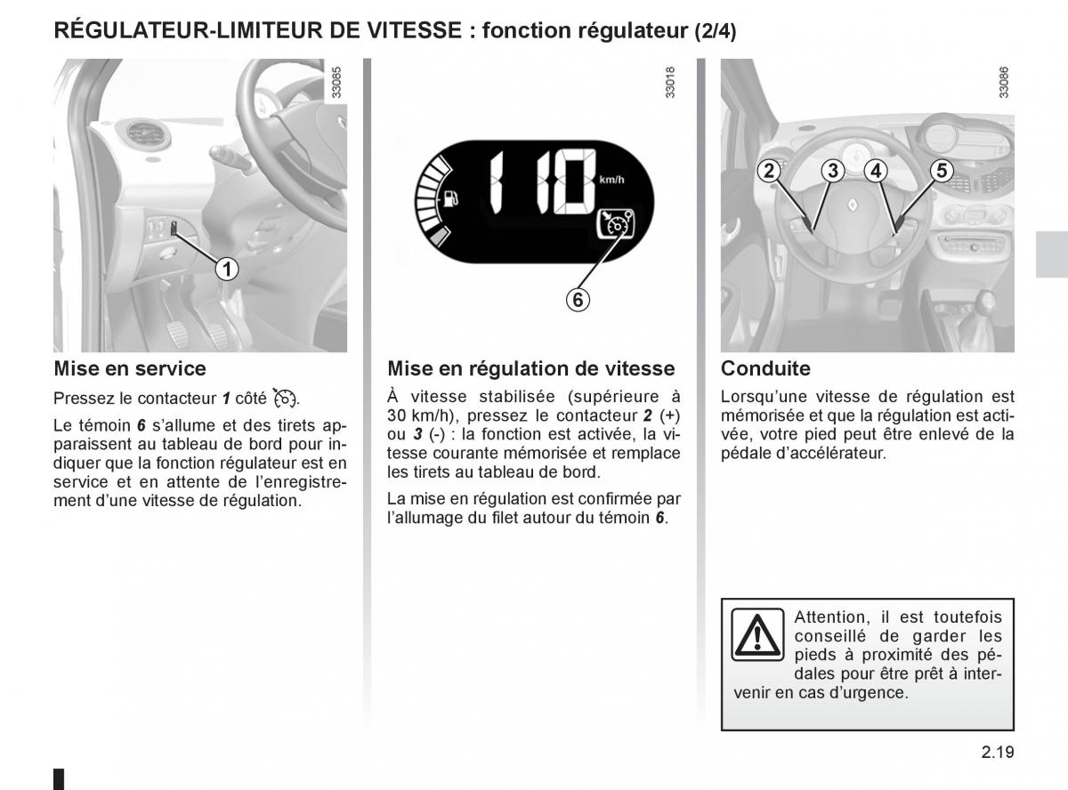 Renault Twingo II 2 manuel du proprietaire / page 91