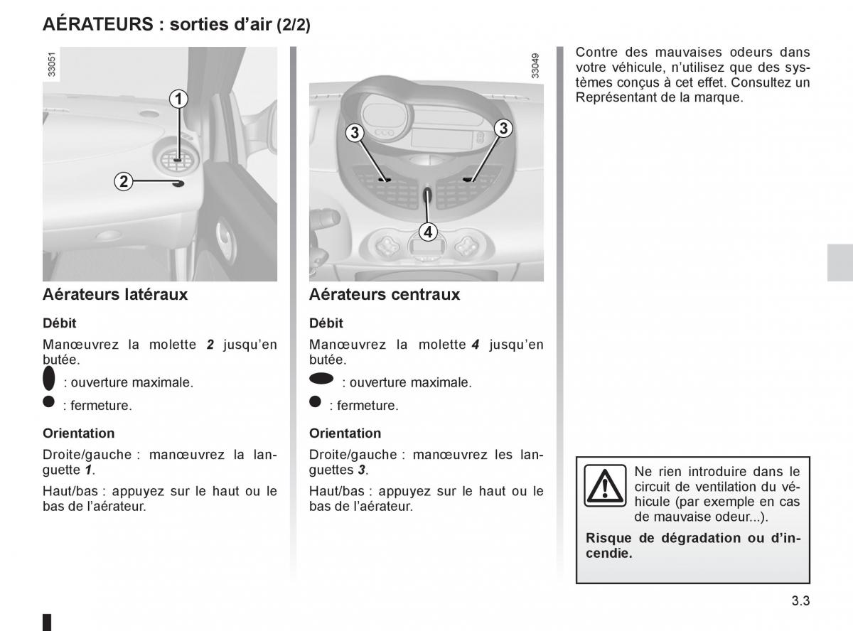 Renault Twingo II 2 manuel du proprietaire / page 101