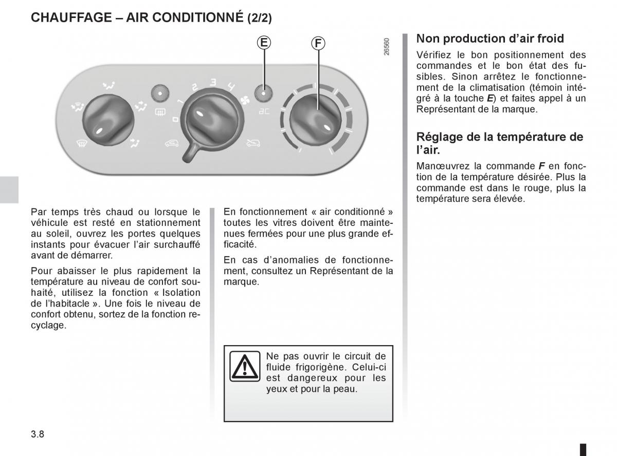 Renault Twingo II 2 manuel du proprietaire / page 106