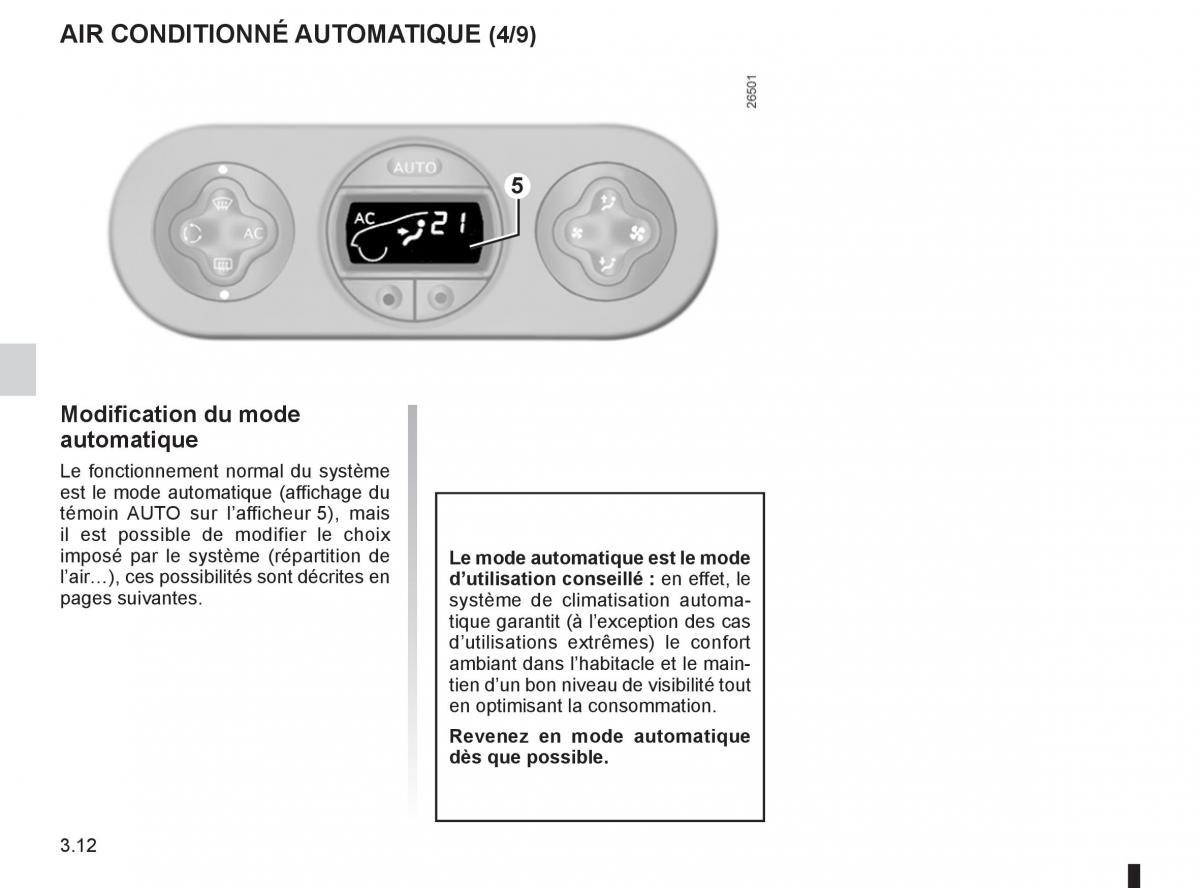 Renault Twingo II 2 manuel du proprietaire / page 110