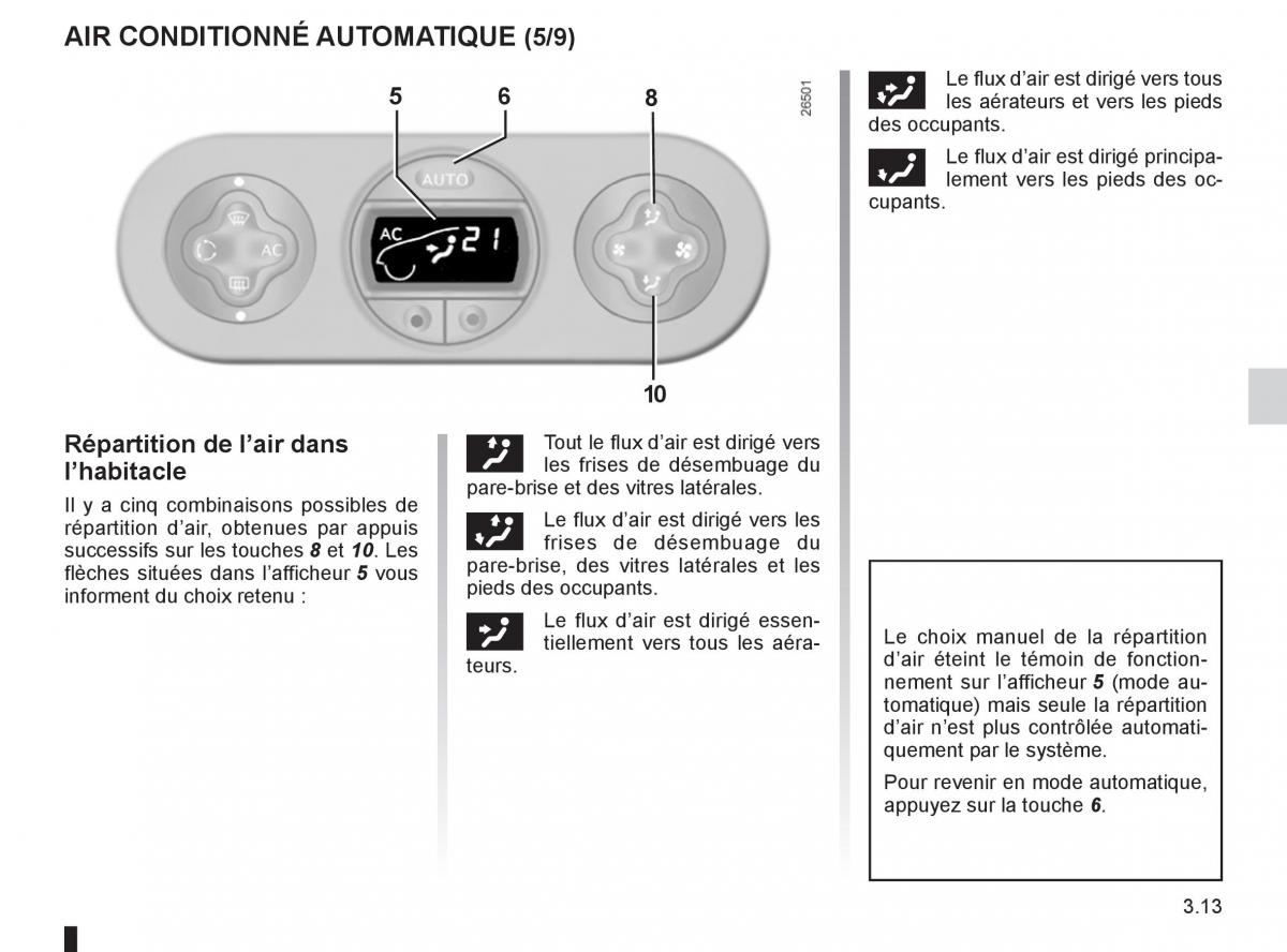 Renault Twingo II 2 manuel du proprietaire / page 111