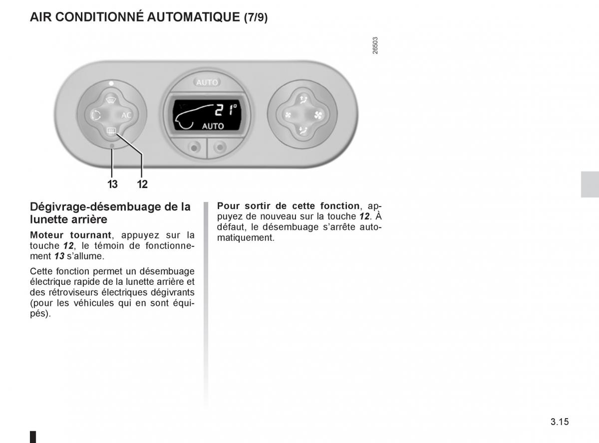 Renault Twingo II 2 manuel du proprietaire / page 113