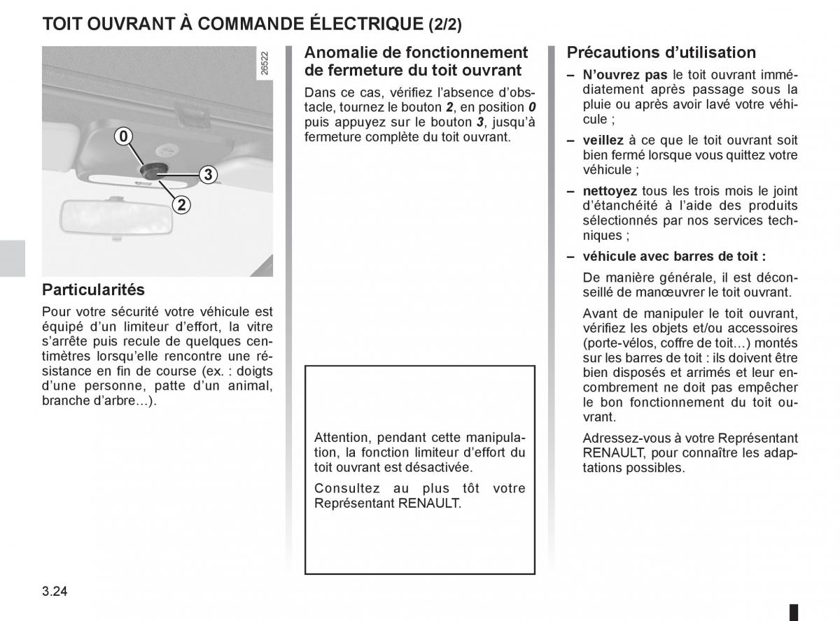 Renault Twingo II 2 manuel du proprietaire / page 122