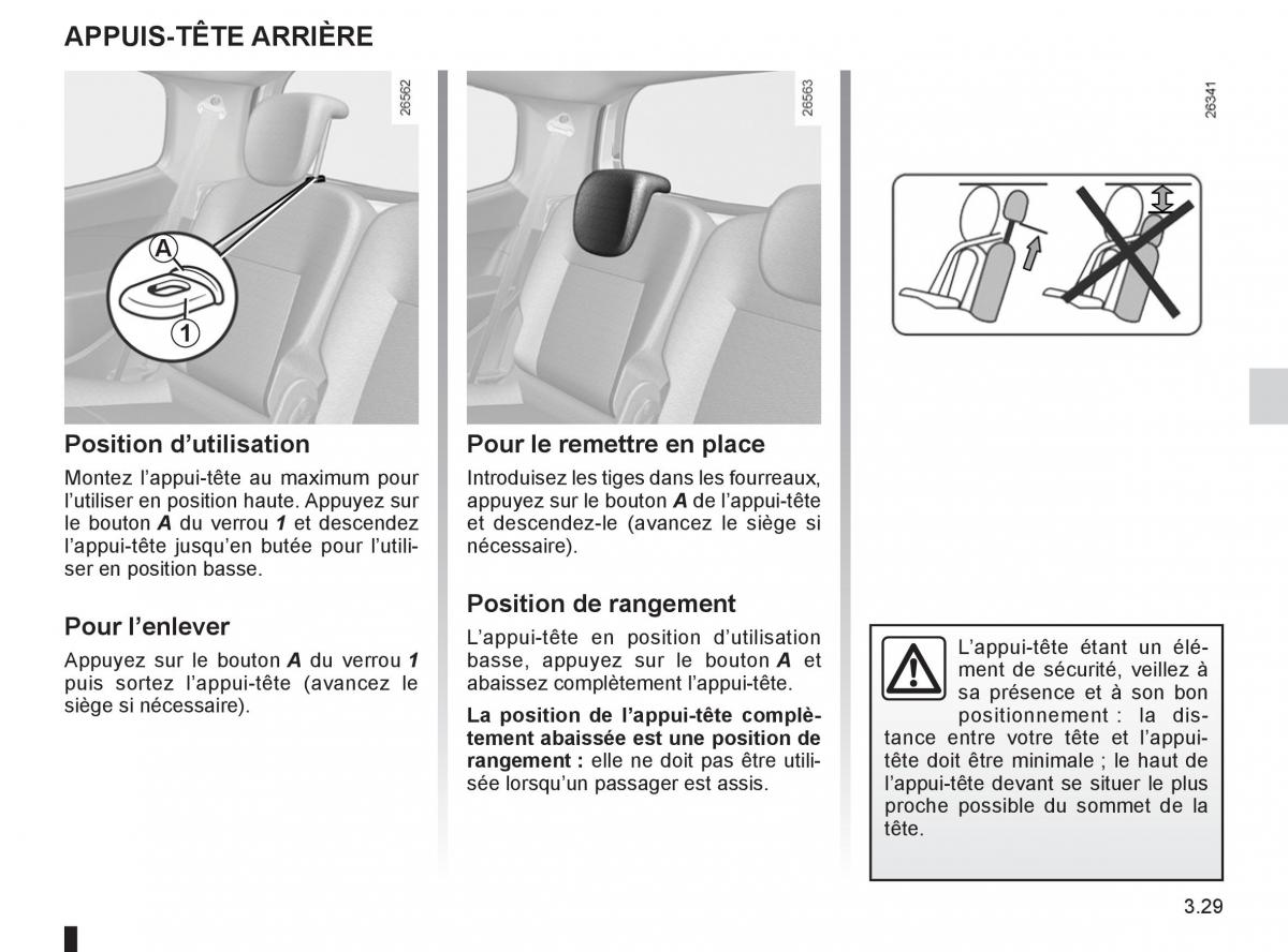 Renault Twingo II 2 manuel du proprietaire / page 127