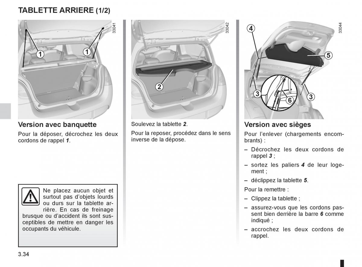 Renault Twingo II 2 manuel du proprietaire / page 132