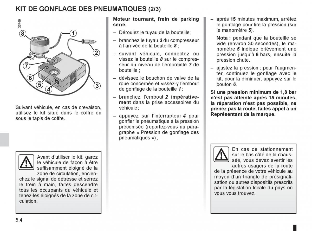 Renault Twingo II 2 manuel du proprietaire / page 158