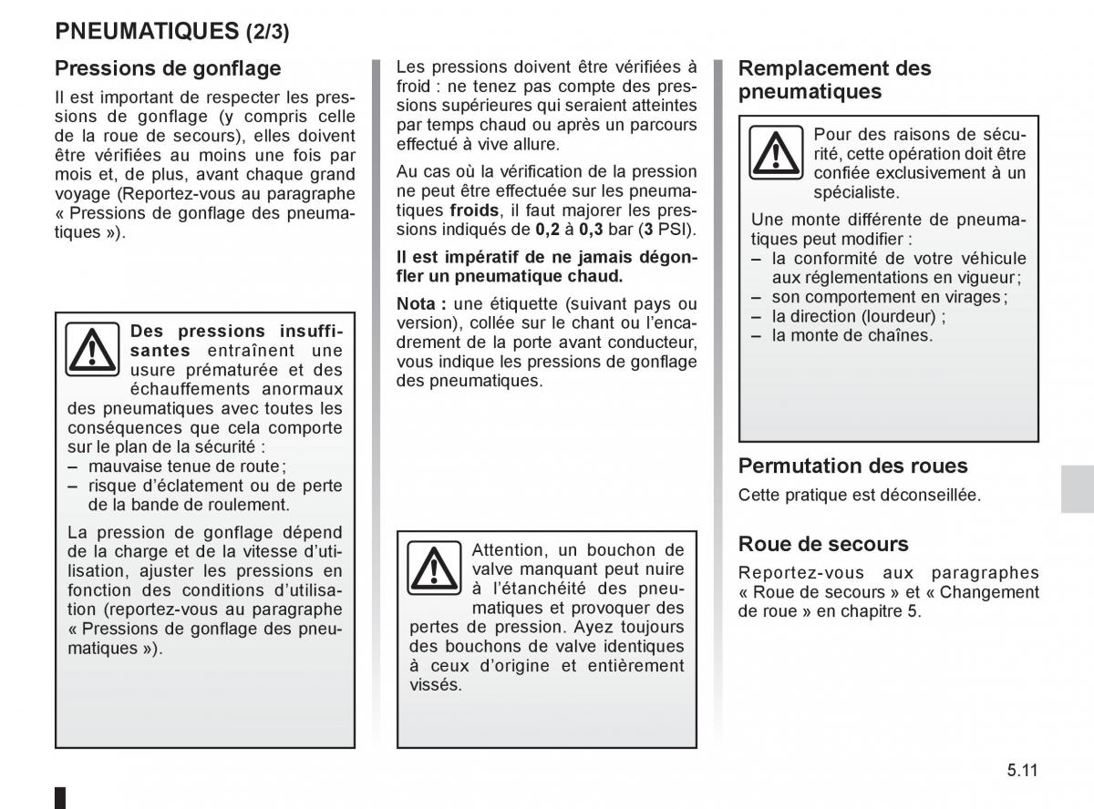 Renault Twingo II 2 manuel du proprietaire / page 165