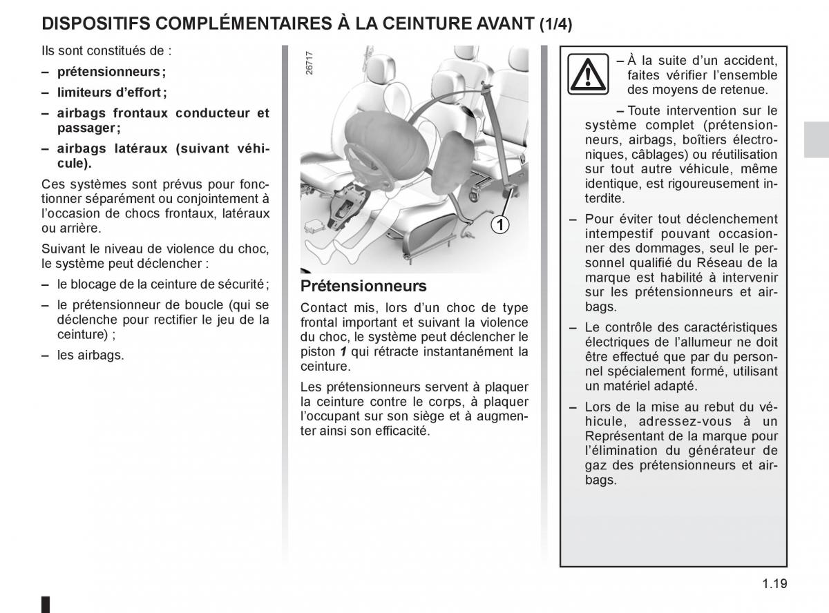 Renault Twingo II 2 manuel du proprietaire / page 25