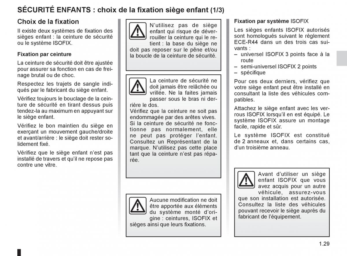 Renault Twingo II 2 manuel du proprietaire / page 35