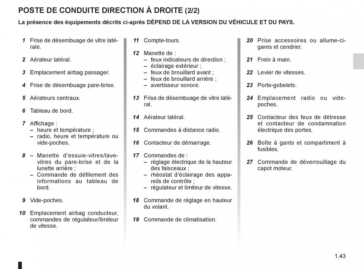 Renault Twingo II 2 manuel du proprietaire / page 49