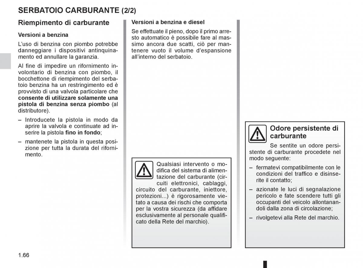 Renault Twingo II 2 manuale del proprietario / page 72