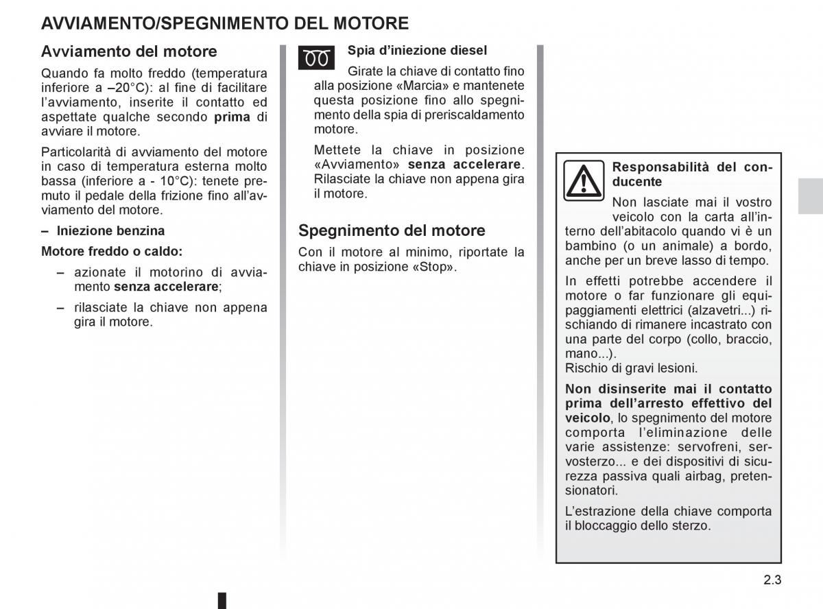 Renault Twingo II 2 manuale del proprietario / page 75