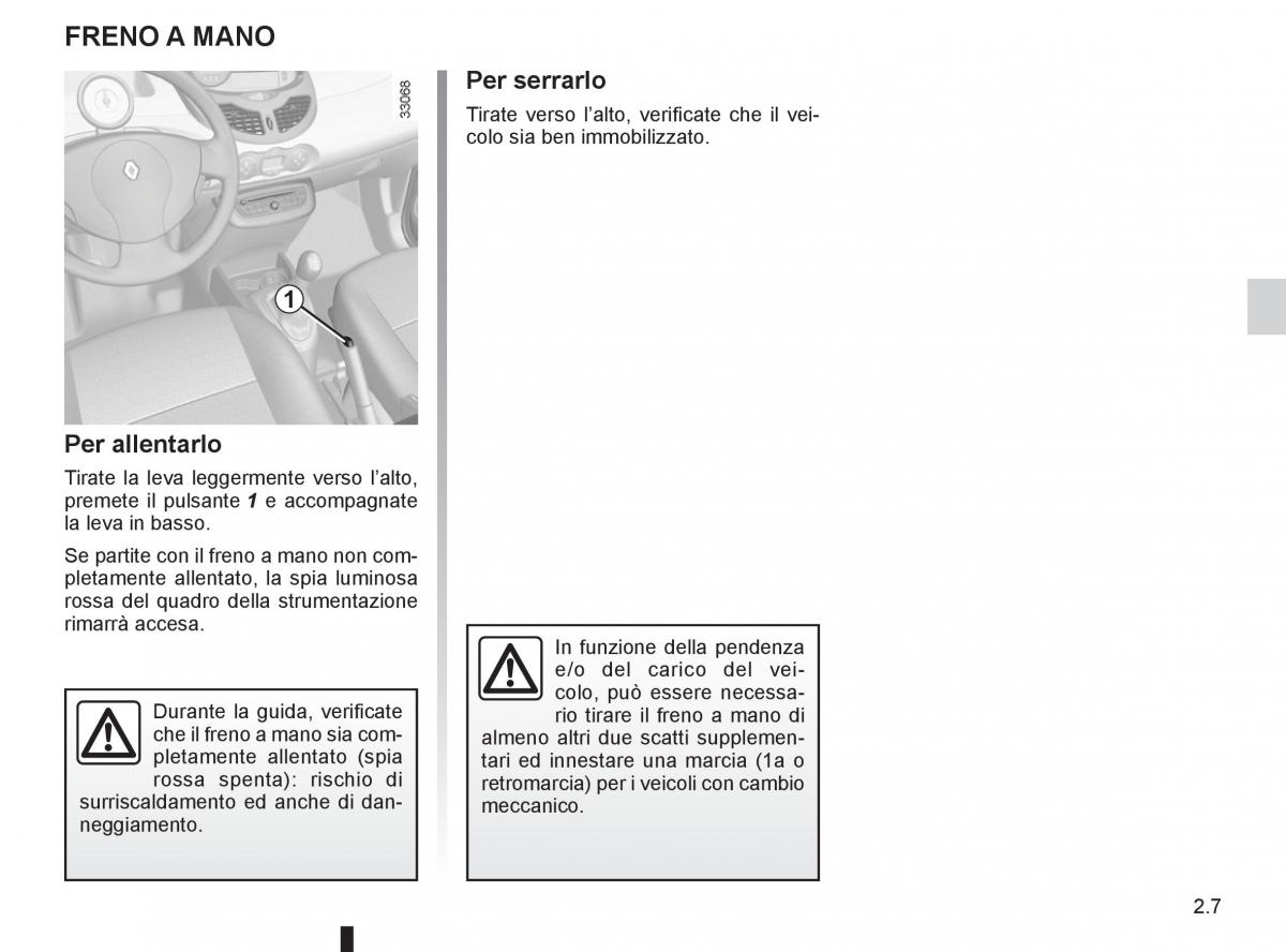 Renault Twingo II 2 manuale del proprietario / page 79