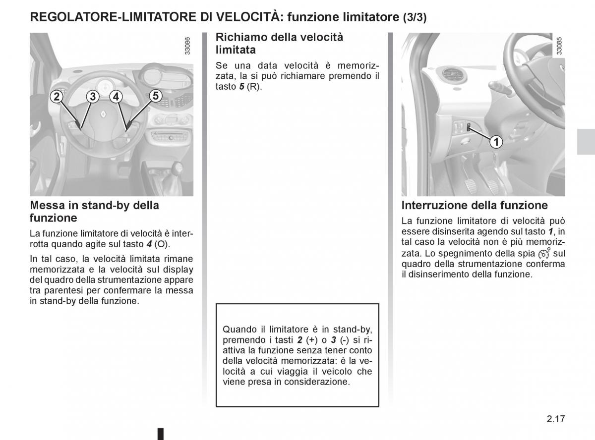 Renault Twingo II 2 manuale del proprietario / page 89