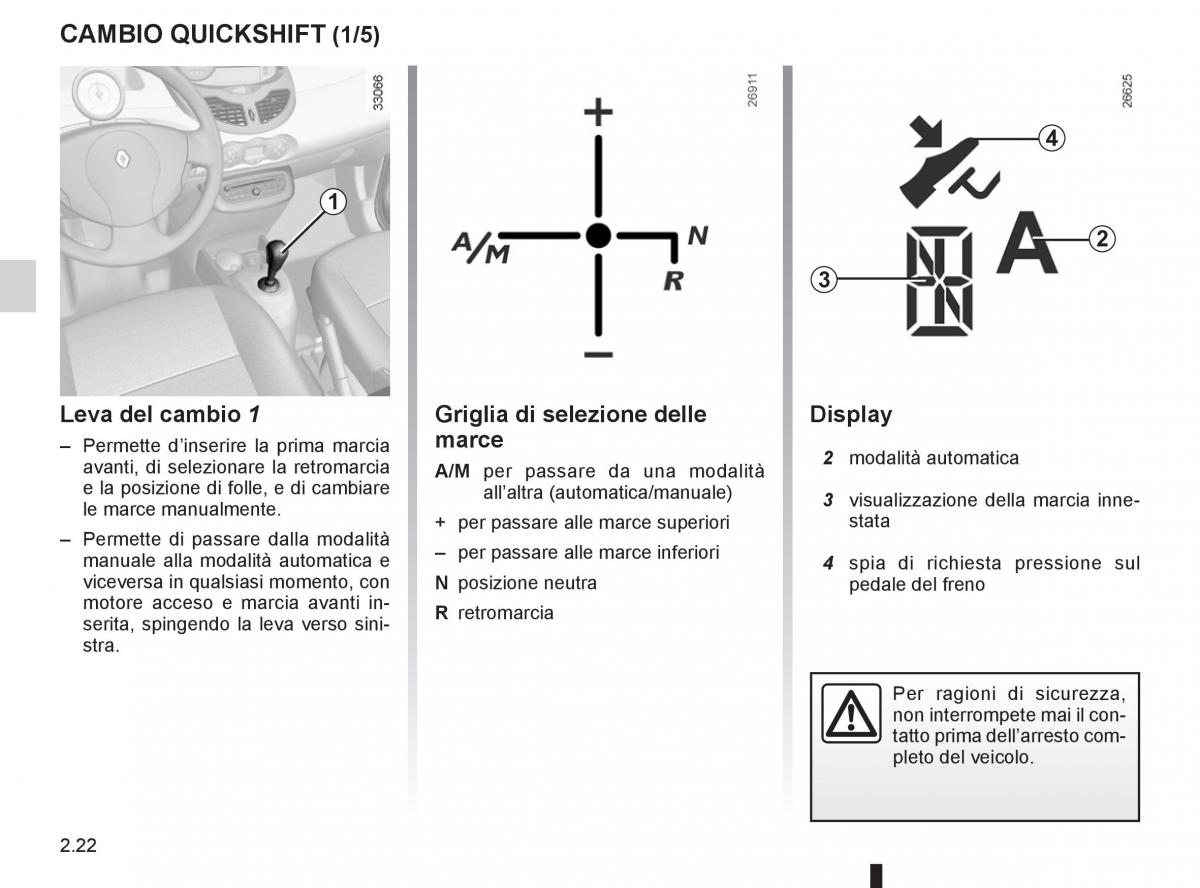 Renault Twingo II 2 manuale del proprietario / page 94