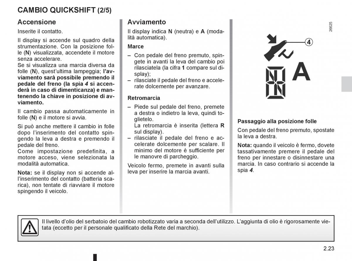 Renault Twingo II 2 manuale del proprietario / page 95