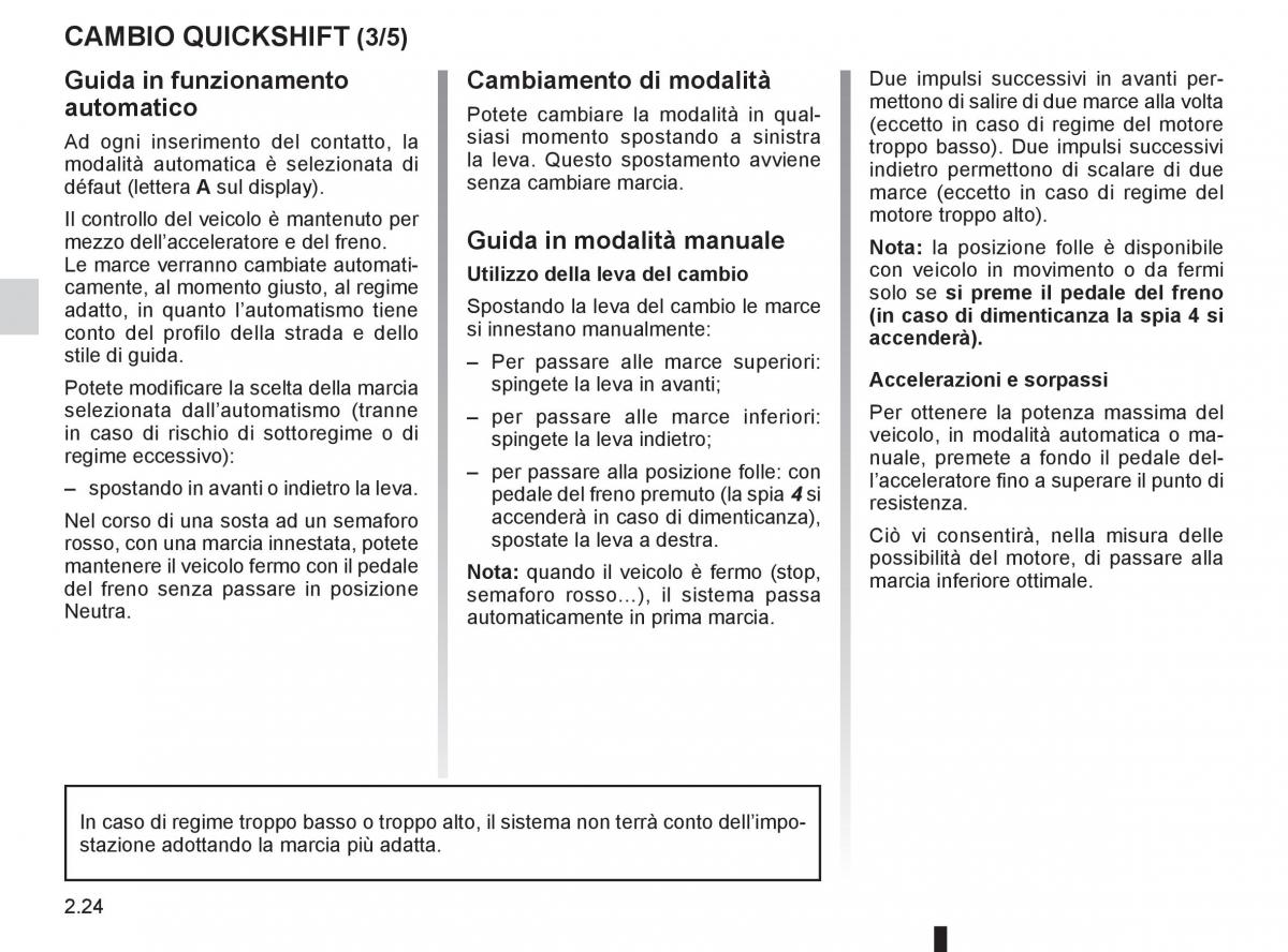 Renault Twingo II 2 manuale del proprietario / page 96