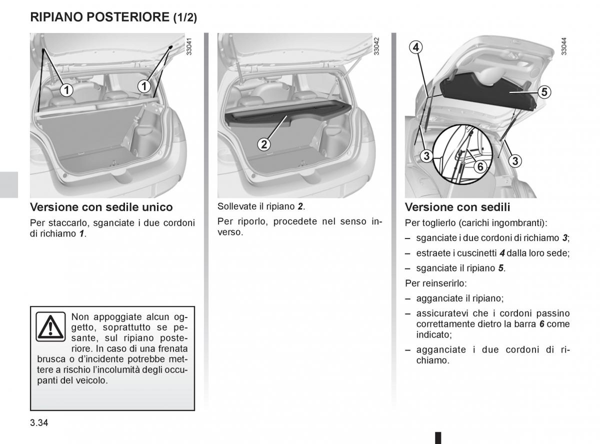 Renault Twingo II 2 manuale del proprietario / page 132