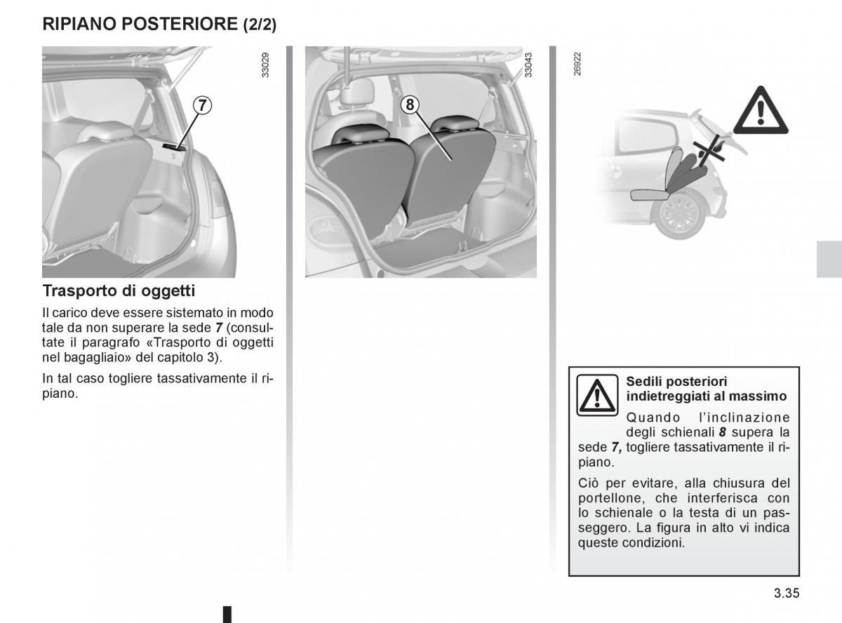 Renault Twingo II 2 manuale del proprietario / page 133