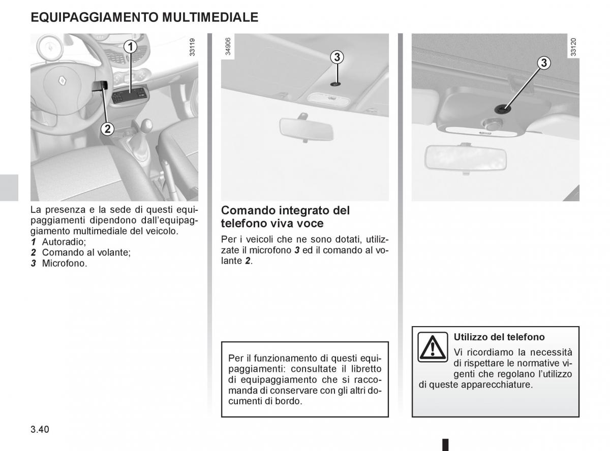 Renault Twingo II 2 manuale del proprietario / page 138