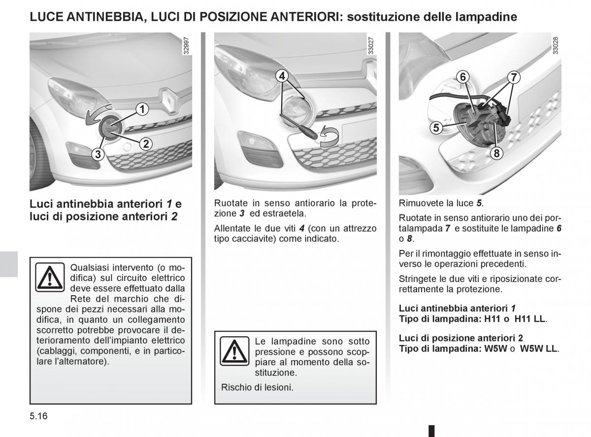 Renault Twingo II 2 manuale del proprietario / page 170