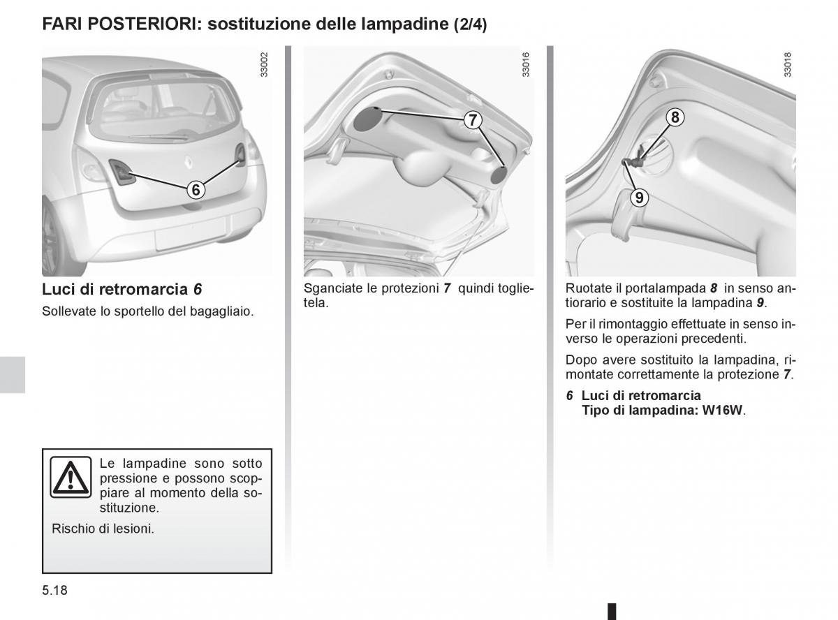 Renault Twingo II 2 manuale del proprietario / page 172