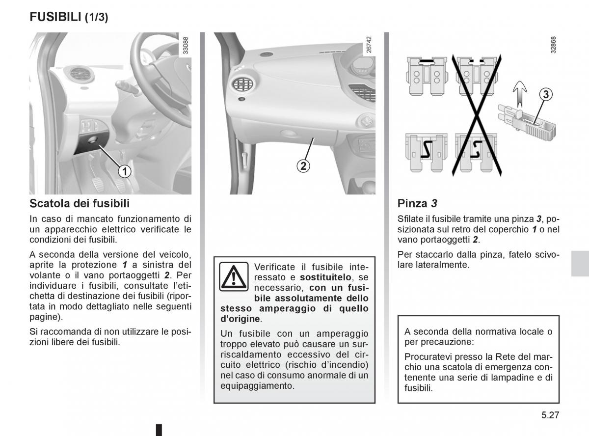 Renault Twingo II 2 manuale del proprietario / page 181