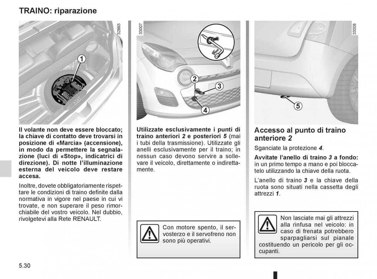 Renault Twingo II 2 manuale del proprietario / page 184