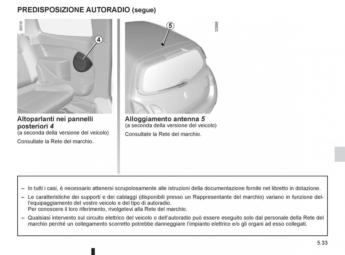 Renault Twingo II 2 manuale del proprietario / page 187