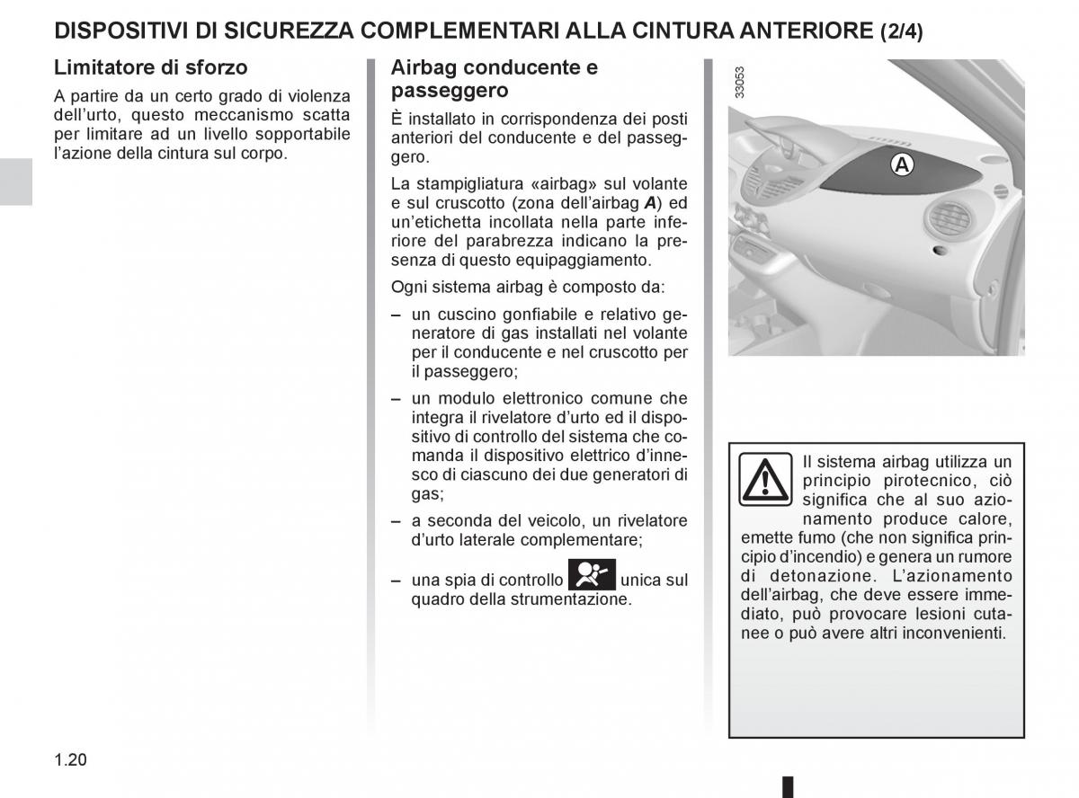 Renault Twingo II 2 manuale del proprietario / page 26